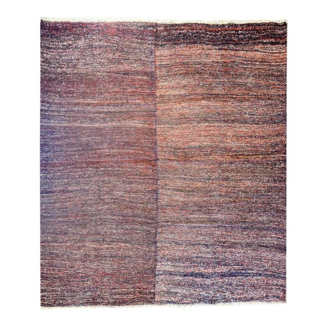 1960s Vintage Gabbeh Kilim Rug For Sale