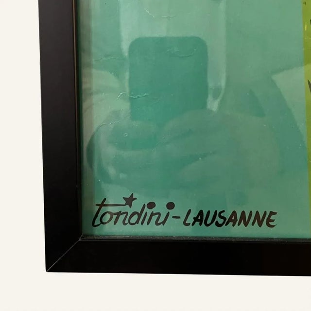 Art Deco 1960s Tondini Courses Concours Lithographic Poster For Sale - Image 3 of 4