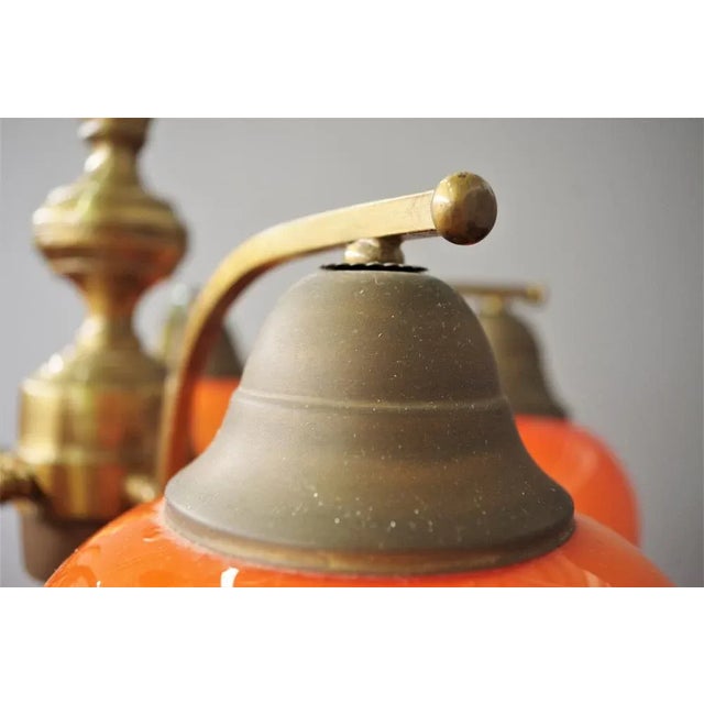 Brass Ceiling Lamp, 1960s For Sale - Image 4 of 7