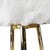 Vintage Italian Hollywood Regency Stool with Faux Fur, 1950s For Sale - Image 6 of 7
