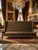 19th Century Ex-Bellagio Las Vegas 9ft Tufted Velvet High-Back Sofa Settee | Dramatic Luxury Statement Piece For Sale In Los Angeles - Image 6 of 9
