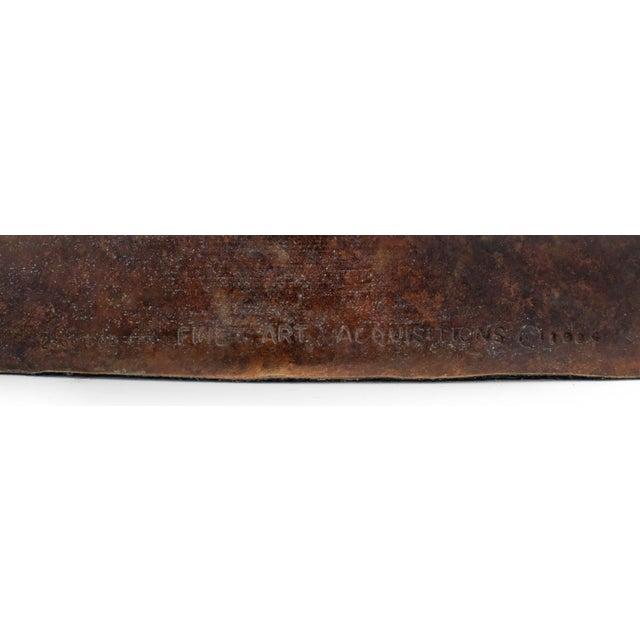 Bronze Erte "Peace" Patinated Bronze Sculpture, 1984 For Sale - Image 8 of 8