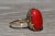 The Coconut Creek: Antique Turn of The Century Mediterranean Coral Ring For Sale In Philadelphia - Image 6 of 10