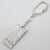 Vintage Italian Handmade Genuine Silver Italian Futurism Sport Tennis Keyring For Sale - Image 6 of 11