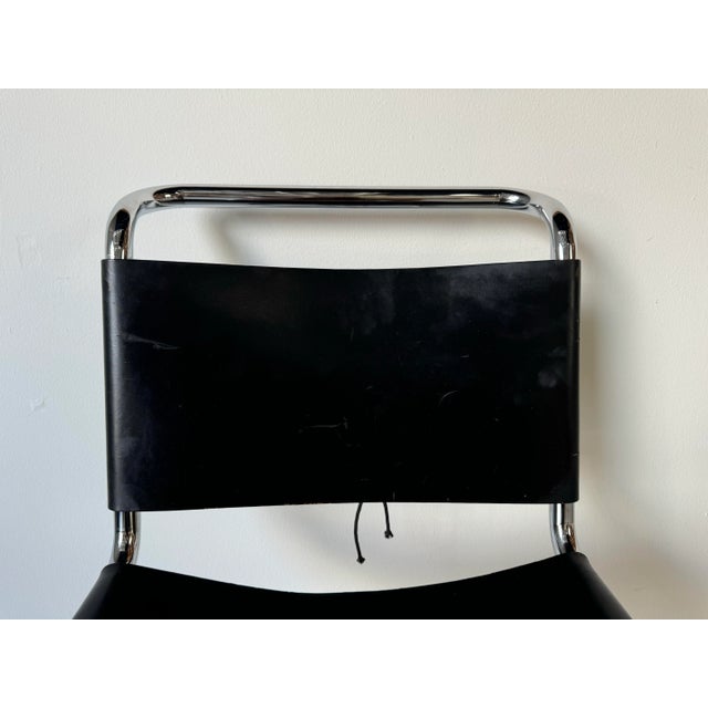 1960's Mies Van Der Rohe Leather Mr10 Chair for Knoll For Sale In Miami - Image 6 of 12