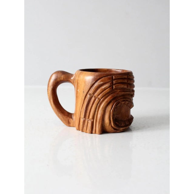 Vintage Monkey Pod Tiki Mug For Sale - Image 9 of 10
