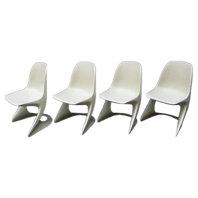 Stackable Plastic Chairs by Alexander Begge for Casala, 1974, Set of 4 For Sale - Image 14 of 14