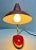 1950s Vintage Red Adjustable Table Lamp, 1950s For Sale - Image 5 of 12