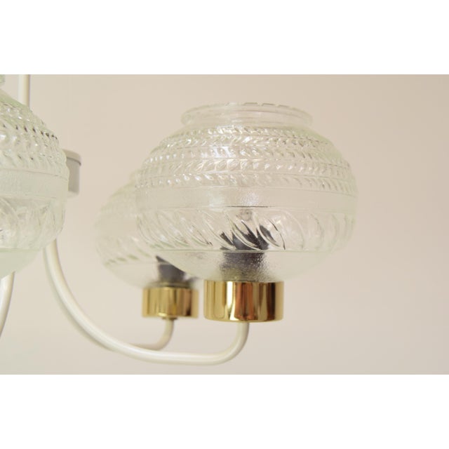 Mid-Century Ceiling Light attributed to Instala Jilove U Decina, 1970s For Sale - Image 11 of 17
