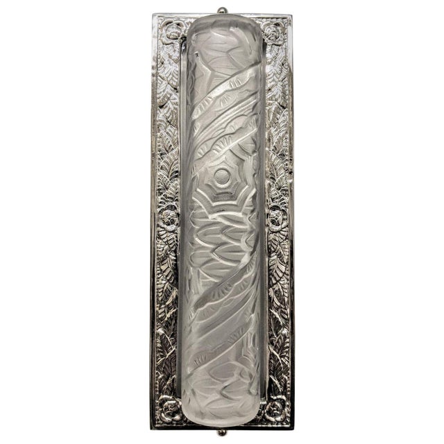 Stunning pair of French Art Deco sconces were created by the French artist " Charles Schneider " in great condition....