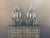 English Early 20th Century French Brass & Crystal Six-Light Girandole Lamps - Pair For Sale - Image 3 of 17