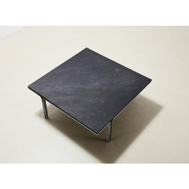 Kill International Slate Coffee Table attributed to Horst Bruning for Kill International, Germany, 1960s For Sale - Image 4 of 10