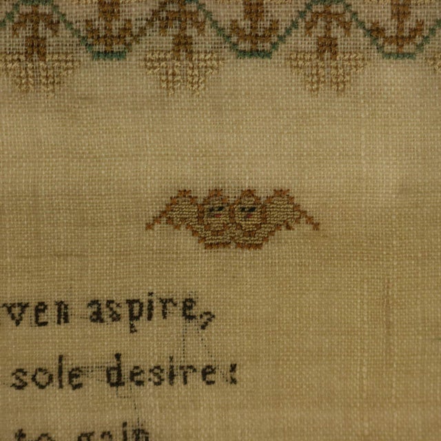 Antique Sampler, 1815, by Ann Platt Aged 11 For Sale - Image 11 of 18