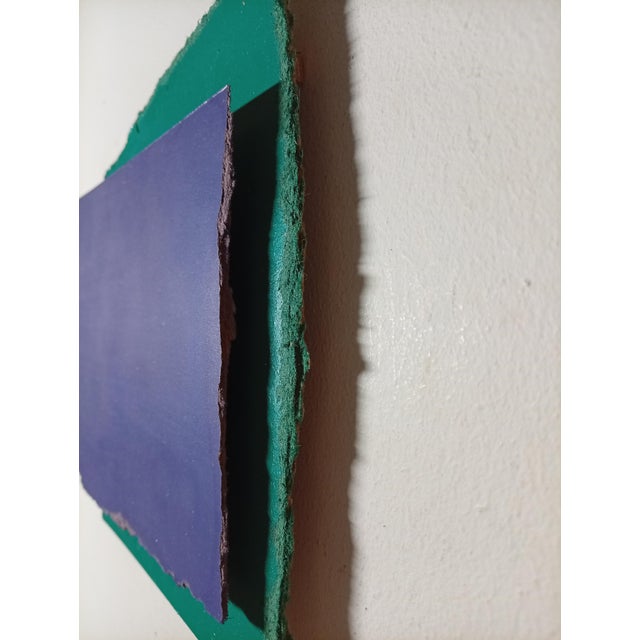 Contemporary Abstract Aerosol on Assembled Masonite (Isorel) "Untitled 156" by Andre Debono For Sale - Image 6 of 8