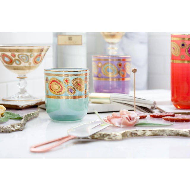 VIETRI Regalia Assorted Stemless Wine Glasses - Set of 4 For Sale - Image 12 of 13