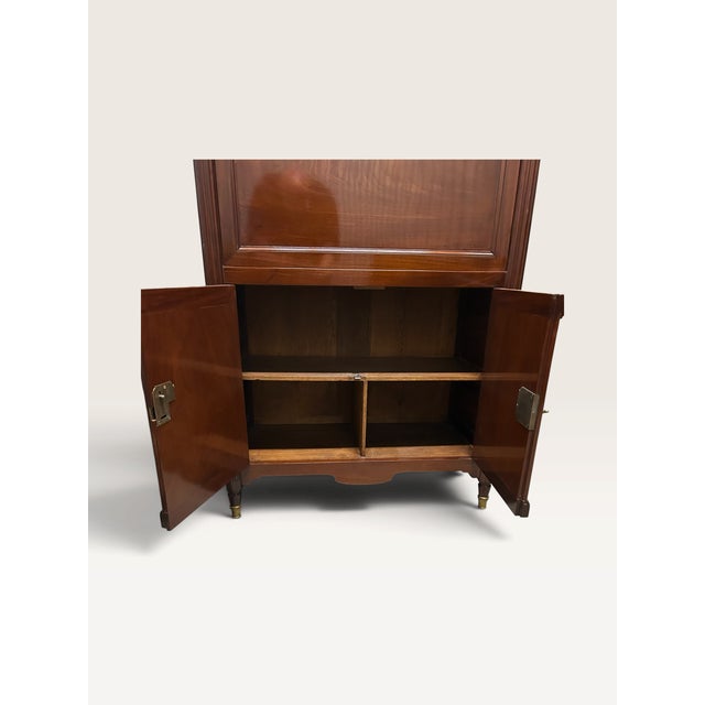 Louis XVI Mahogany Secrétaire À Abattant, Stamped J. Canabas, Jme, 18th Century For Sale - Image 9 of 17