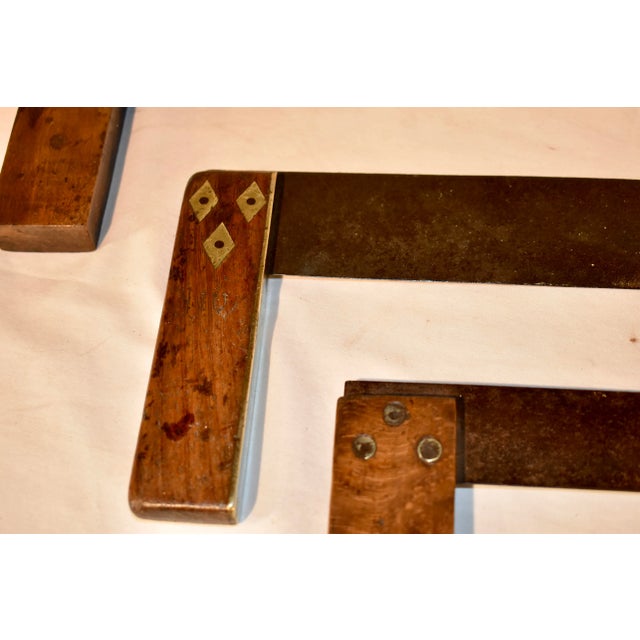 19th Century Set of 3 Victorian Set Squares For Sale In Greensboro - Image 6 of 7