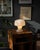 Laurel Mushroom Lamp, 1960s/1970s . perfect vintage condition . solid blown milk glass . $595 . 14"Hx13"D