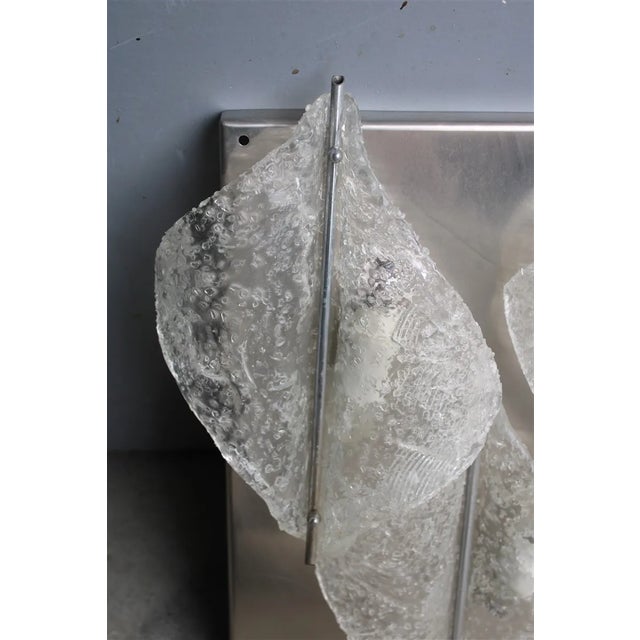 Italian Murano Glass Wall Lamp from Mazzega, 1970s For Sale - Image 10 of 12