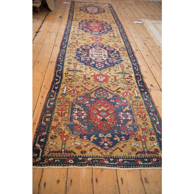 Antique Karabagh Rug Runner - 3' x 12'11" For Sale - Image 9 of 11