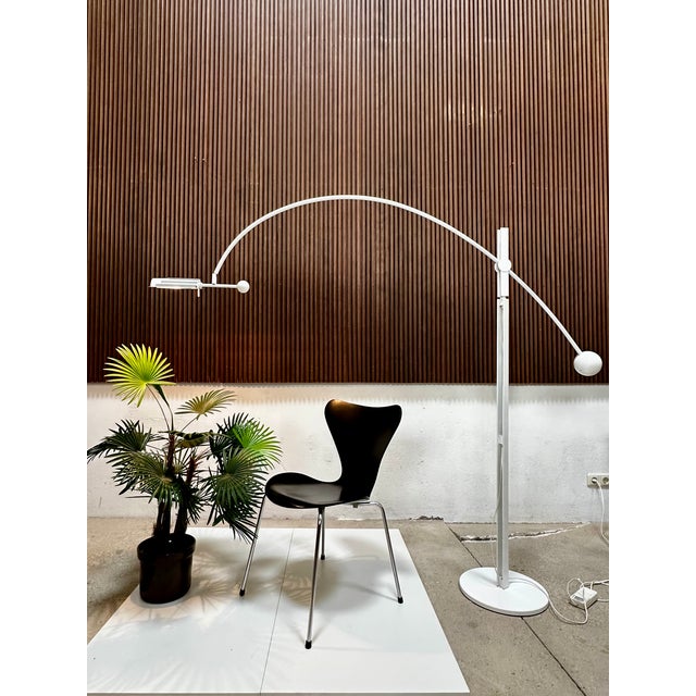 Model 8023 Arc Lamp by Robert Haussmann for Swiss Lamps International, Switzerland, 1980s For Sale - Image 13 of 18