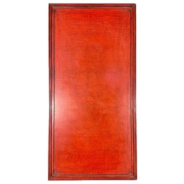 Vintage Red Chinoiserie Style Coffee Table For Sale In Atlanta - Image 6 of 10