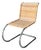 Vintage Mies Van Der Rohe for Knoll Woven Rattan Cantilevered Chair For Sale