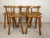 Brutalist Brutalized Elm High Chairs, 1980s, Set of 5 For Sale - Image 3 of 16