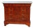 Chest of Drawers in Mahogany Veneer with White Marble Top For Sale