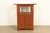Stickley Roycroft Mission Oak Arts & Crafts Chafing Dish Stand or Side Cabinet With Leaded Glass For Sale - Image 13 of 15