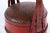 Chinese Antique Hand-Made Red Lacquer Chinese Covered Wedding Basket For Sale - Image 3 of 10