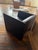 Gary Lee for Niedermeier Black Leather Architectural Armchair, Mid-1990s For Sale - Image 13 of 13