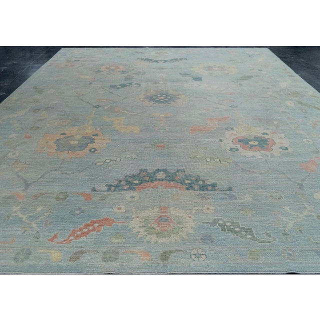 Turkish Oushak Rug 11'10" x 15'8" #20399 Explore a curated collection of hallway runners, wool rugs, and handmade...