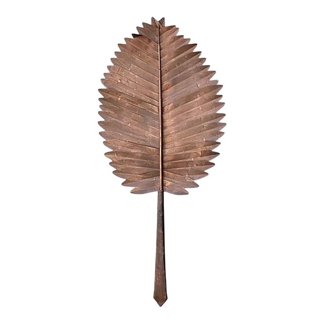 Vintage Copper Botanical Wall Art For Sale