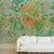 Sample - Schumacher Finches Jungle Panel Set in Verdant For Sale In Charlotte - Image 6 of 7