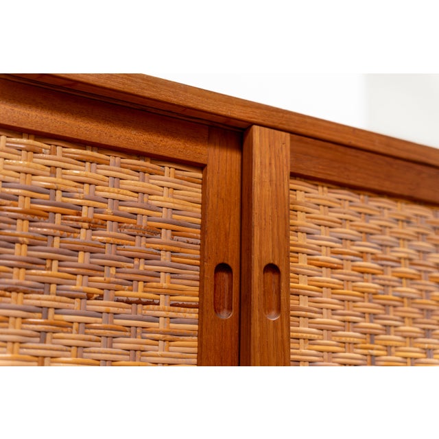 Brown RY 26 Sideboard in Teak and Cane by Hans Wegner Ry Møbler, 1960s For Sale - Image 8 of 18
