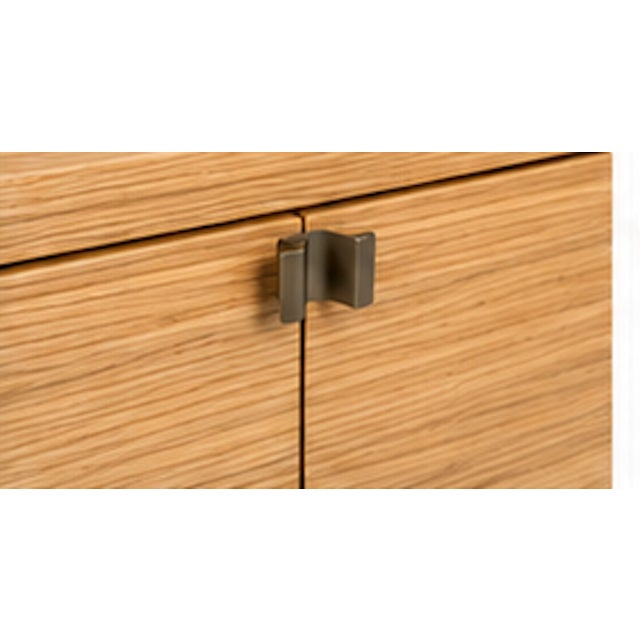2 Pieces of Sergio Brioschi for Cecchini Italia Solid Zebrawood Architectural Bookcase or Display Cabinet – Made in Italy For Sale - Image 9 of 15