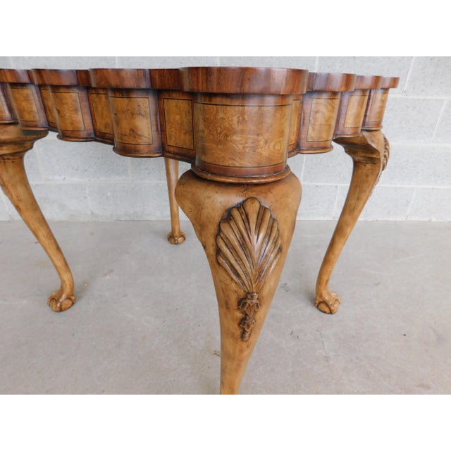 Maitland Smith Chippendale Style Accent Table 30"w For Sale - Image 10 of 12