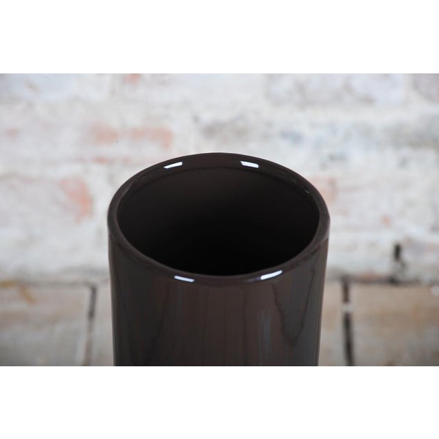 This original ceramic vase originates from 1960s Czechoslovakia and stylistically belongs to the Mid-Century period. Its...