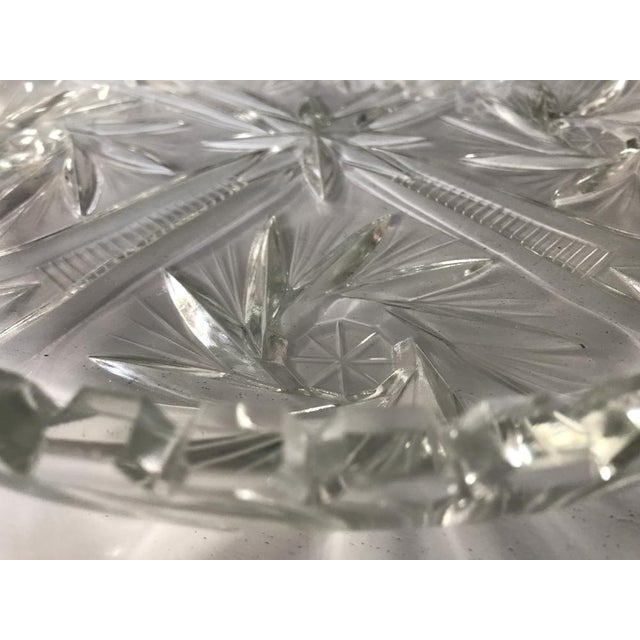 Hand-Cut Crystal Plate, 1970s For Sale - Image 15 of 18