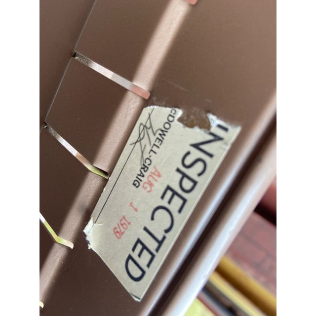 Metal 1970s Vintage Mid Century Modern Metal Tanker Desk For Sale - Image 7 of 11