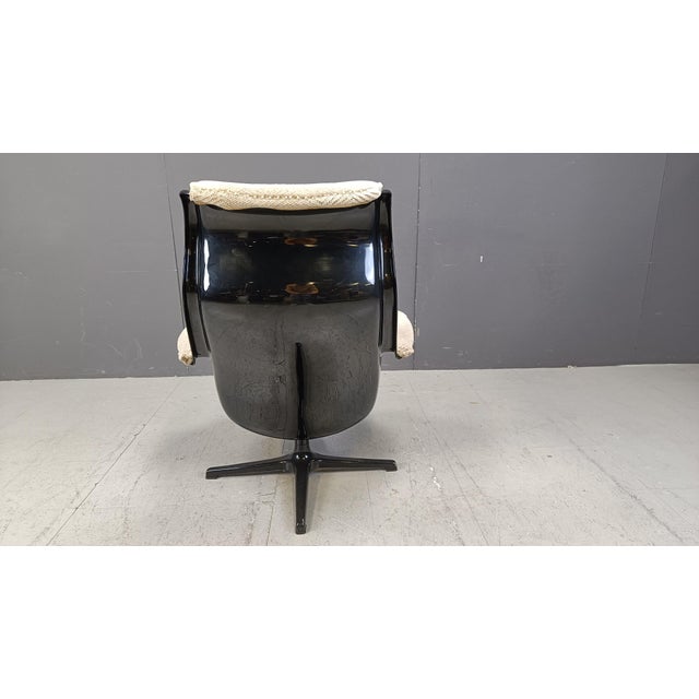 1960s Mid-Century Space Age Galaxy Armchair attributed to Alf Svensson for Dux, 1968 For Sale - Image 5 of 8