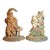 Antique Early 20th-Century Cast Iron "Punch & Judy" Figural Doorstops - A Pair For Sale