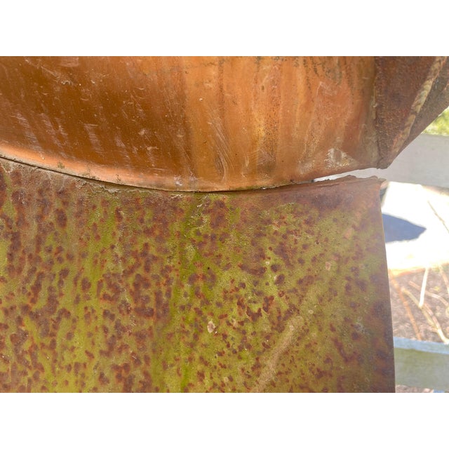 Copper Copper Abstract Outdoor Sculptures, 2 Pieces For Sale - Image 8 of 11
