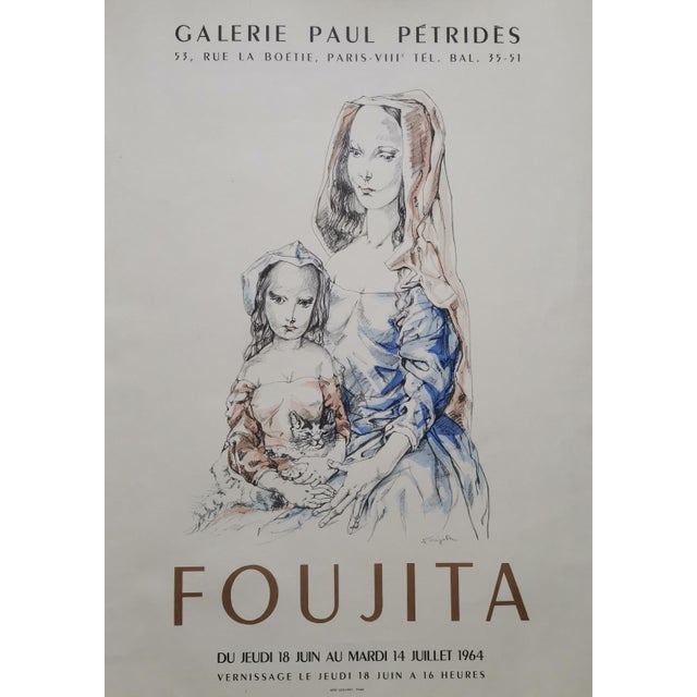 Léonard Tsuguharu Foujita, Maternité (Maternity), 1964, Lithograph For Sale - Image 8 of 8