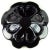 Murano Vintage Murano Black Copper Aventurine Spiderweb Design Italian Art Glass Centerpiece Bowl For Sale - Image 4 of 5