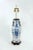 This 19th century Double Bulb Pull Switch Hexagonal Blue & White Porcelain Lamp with Animal Figure Handles feature...