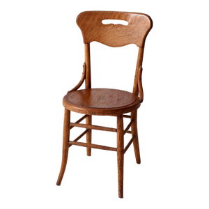 Antique Arts & Crafts Oak Side Chair