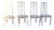 Vintage Italian Postmodern High-Back Slat Chairs by Tonon & C. - Set of 4 For Sale