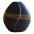 Contemporary Sculptural Ceramic Bud Vase in Matte Charcoal & Earth Glaze For Sale